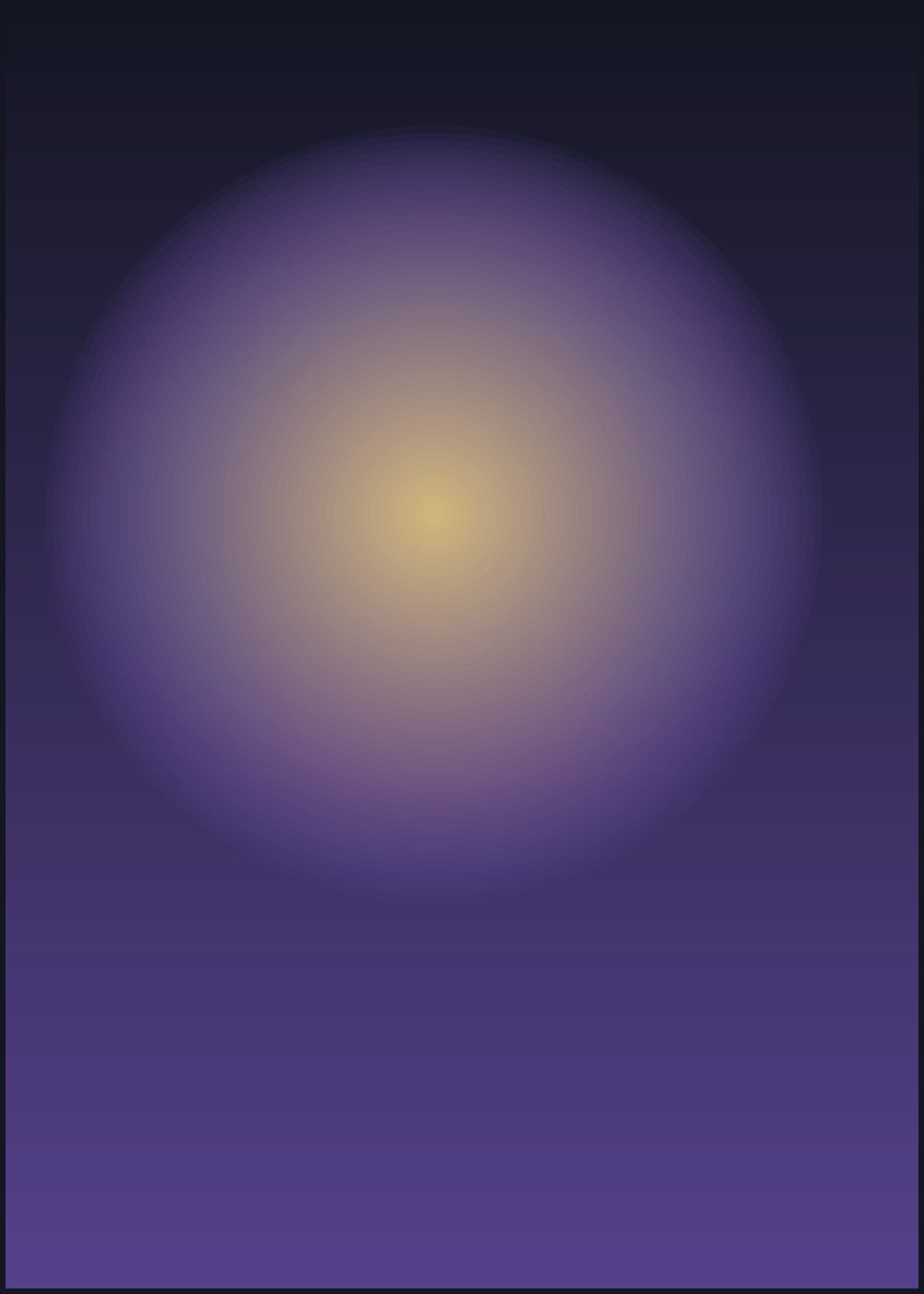 A warm yellow centre held inside deep violet.