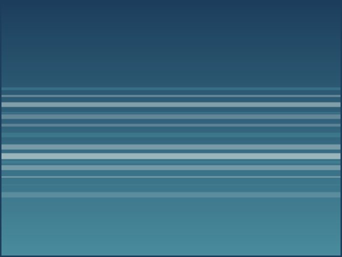Horizontal bands of pale light across deep blue, like water seen level with the eye.